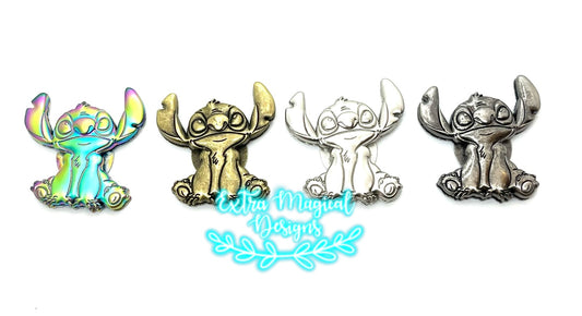 Blue Alien Snap Magnet