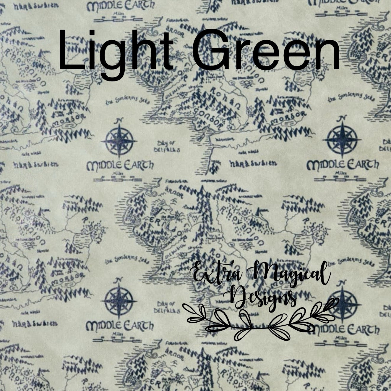 LOTR UV Printed Vinyl 18 inch Rolls