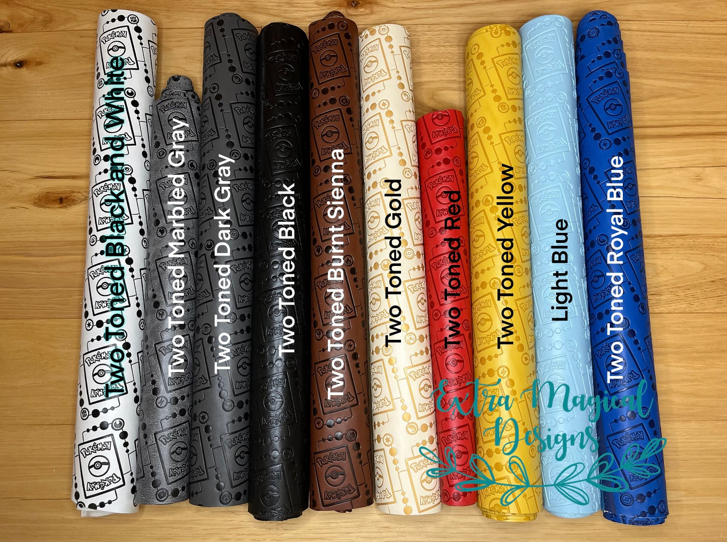 Pre-Order Gotta Catch Em All Embossed Vinyl 18 inch Rolls