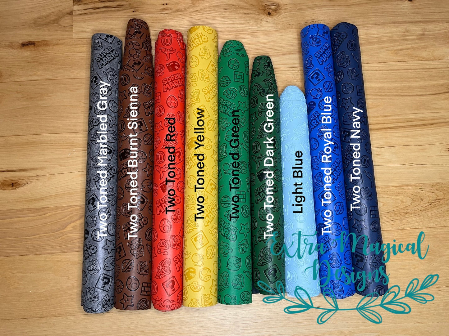 Pre-Order Super Bros. Embossed Vinyl 18 inch Rolls