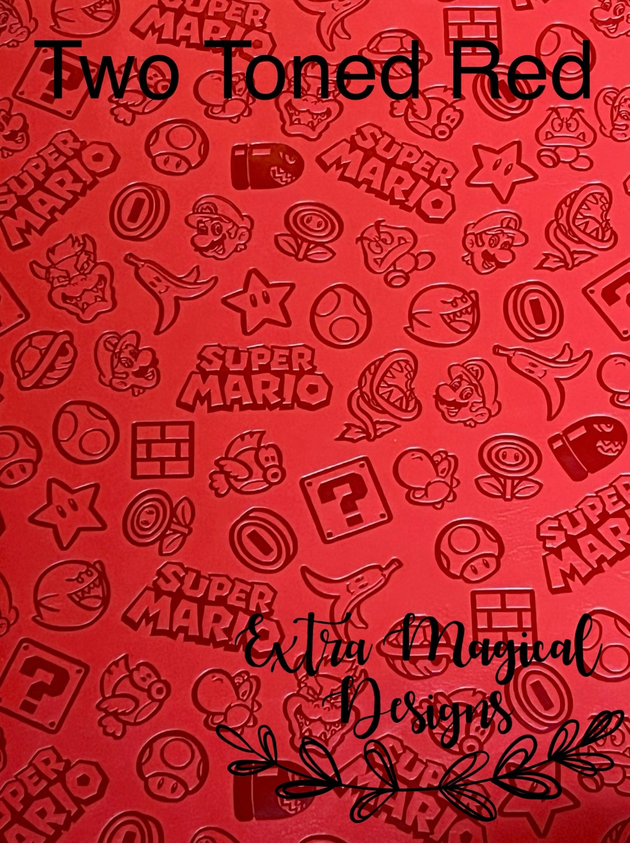Pre-Order Super Bros. Embossed Vinyl 18 inch Rolls