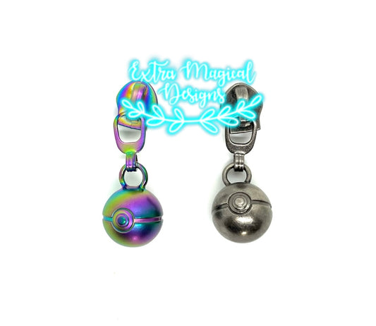 Gotta Catch Em All 3D Ball Zipper Pull - #5