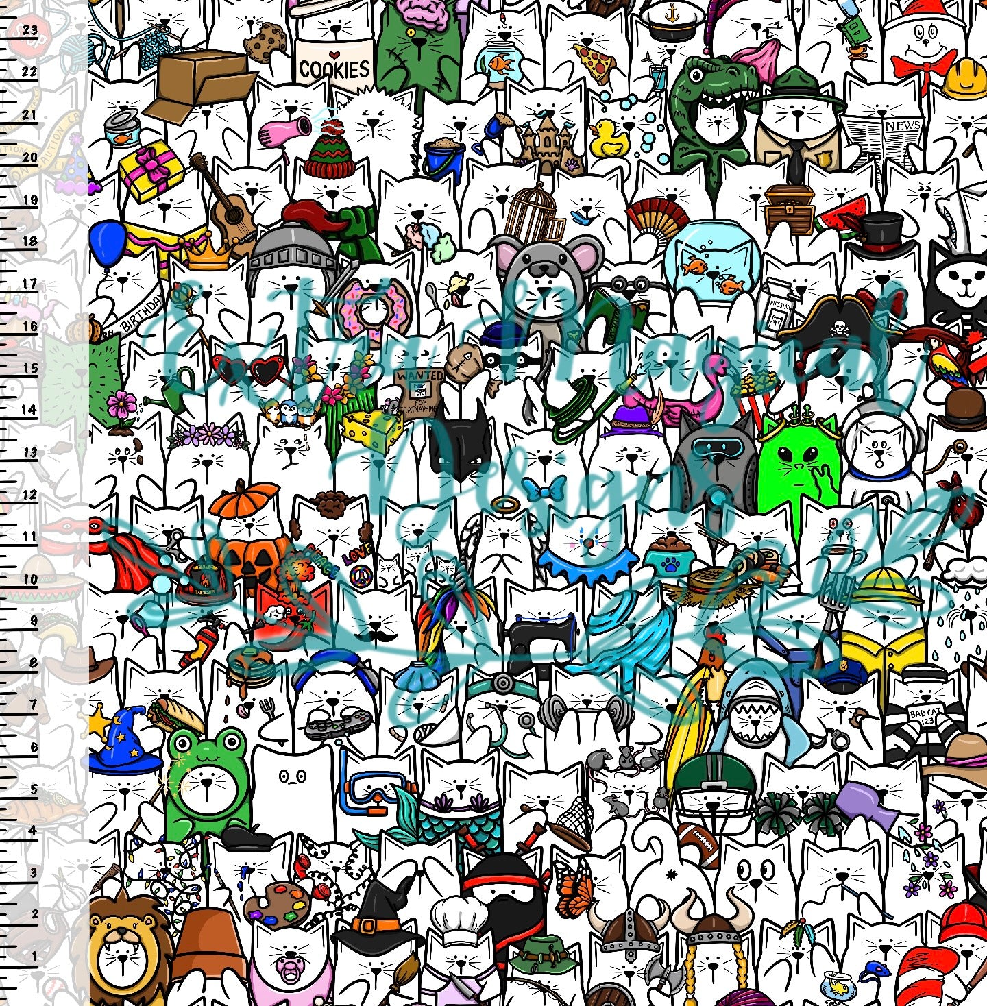 Pre-Order Stack of Cats Print