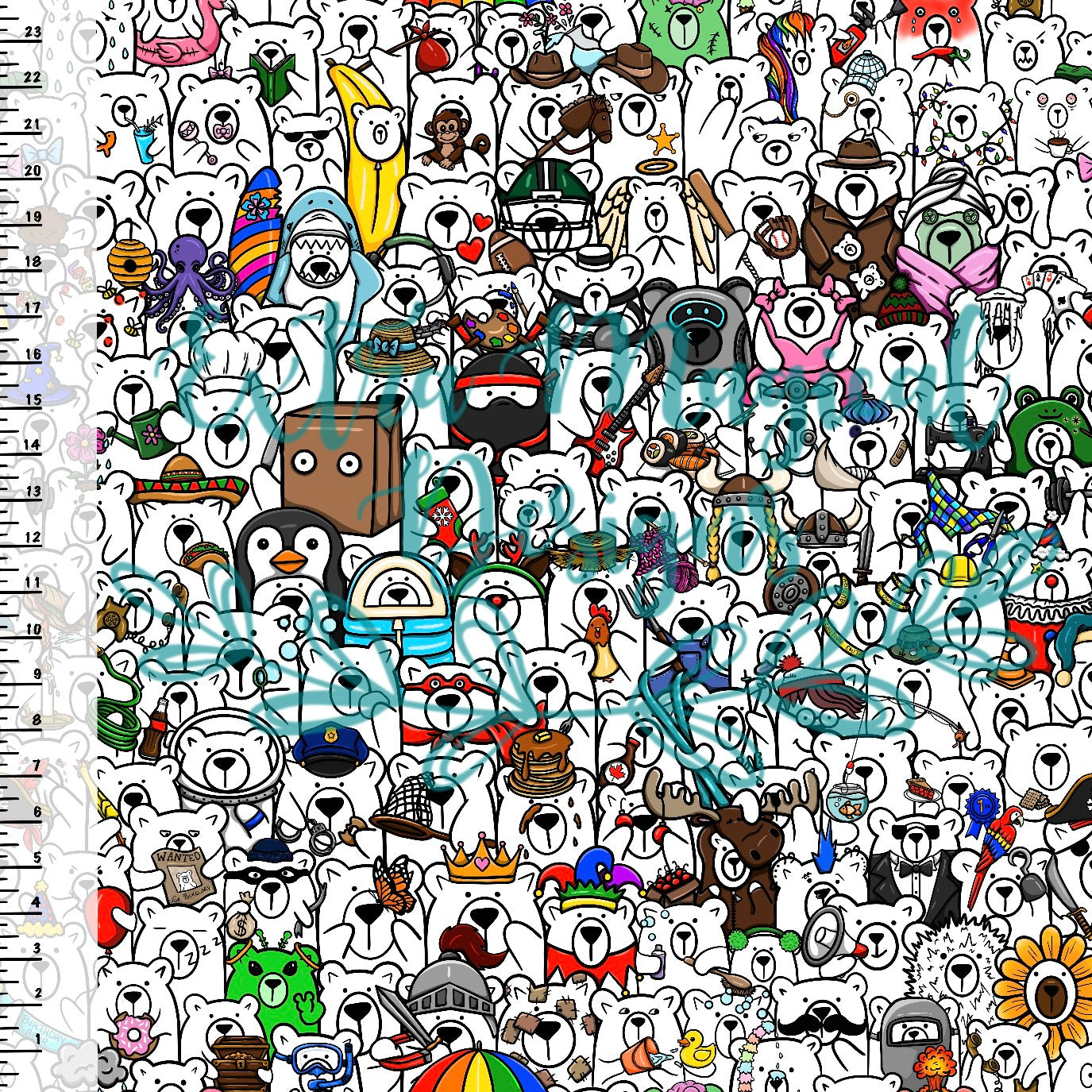 Pre-Order Stack of Bears Print