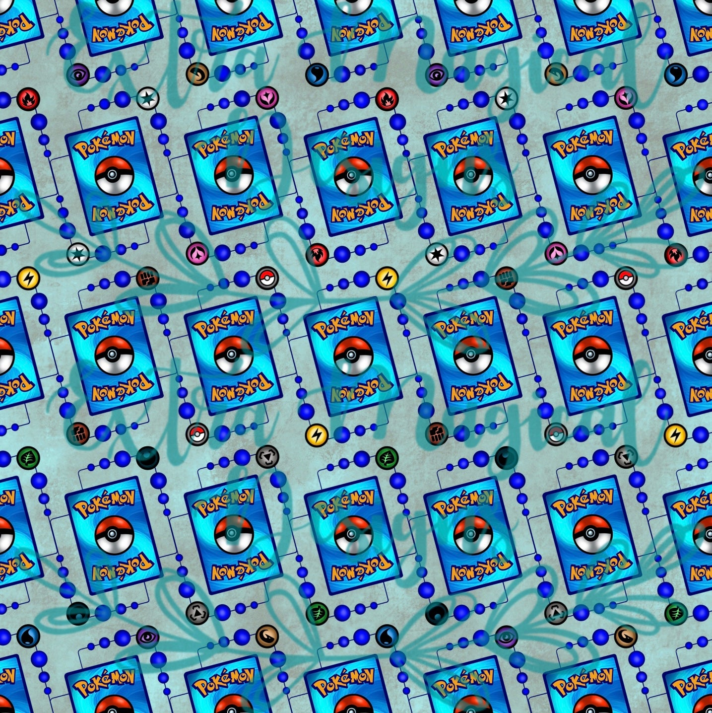 Pre-Order Gotta Catch Em All Colored Embossed Design Print