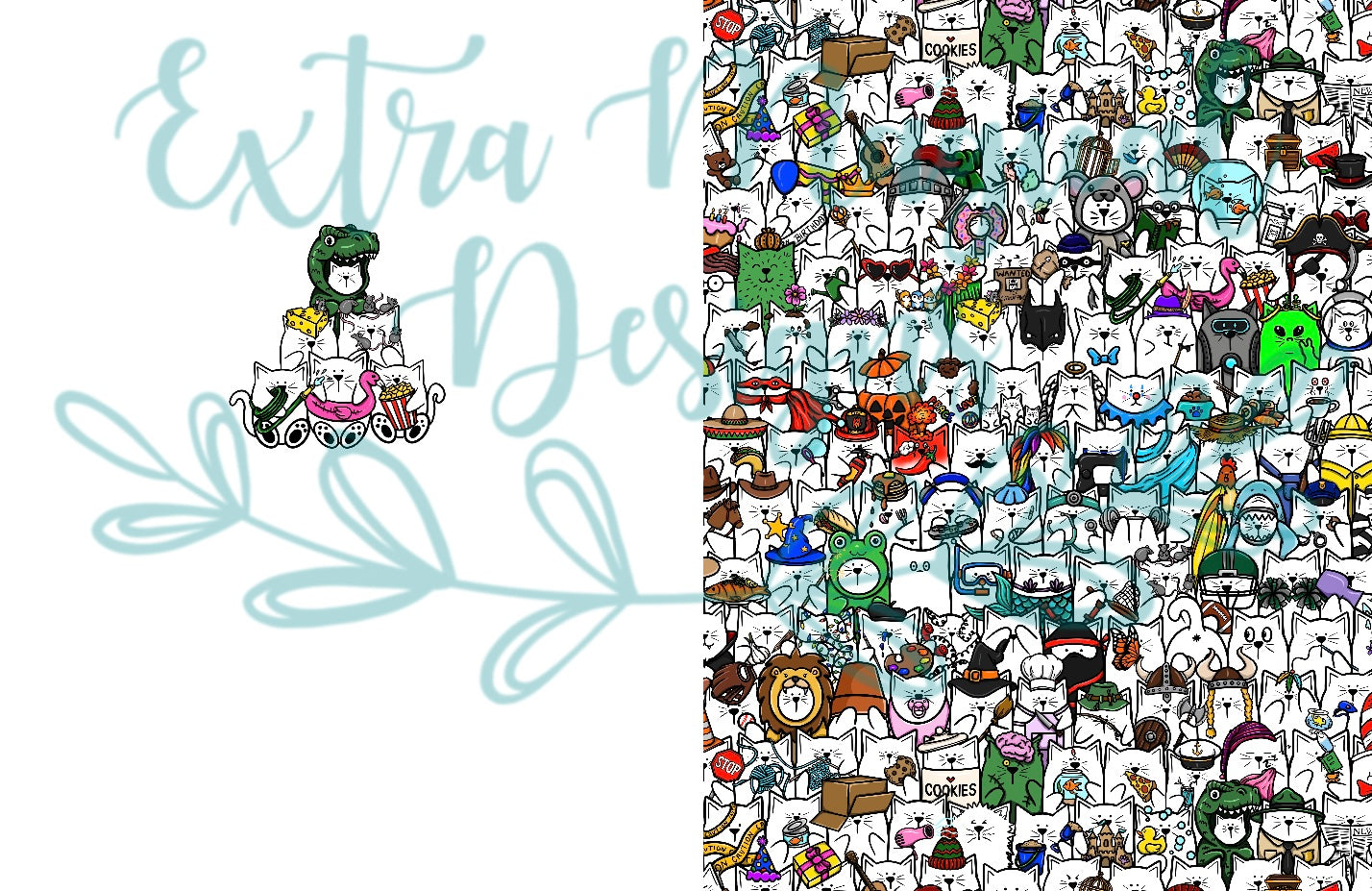 Pre-Order Stack of Cats Print