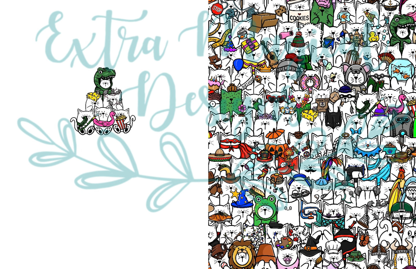 Pre-Order Stack of Cats Print