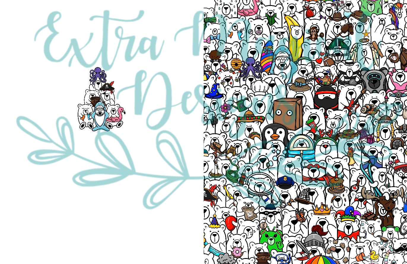 Pre-Order Stack of Bears Print
