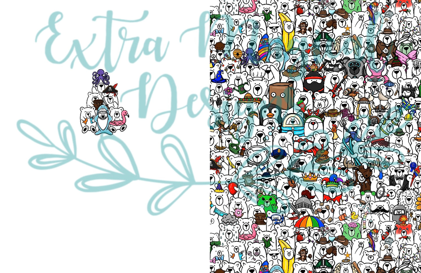 Pre-Order Stack of Bears Print