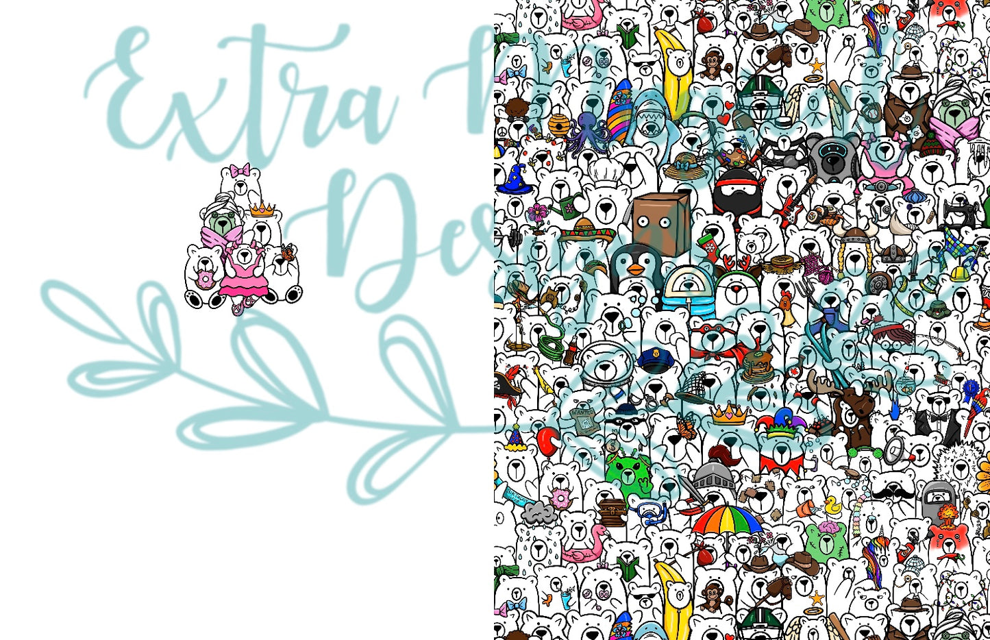 Pre-Order Stack of Bears Print