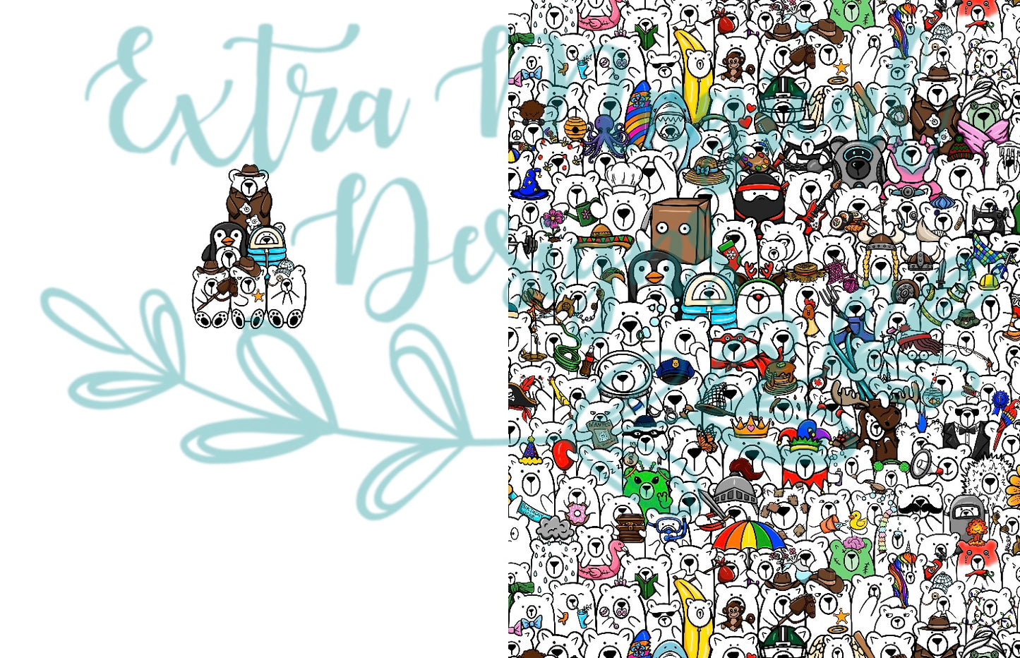 Pre-Order Stack of Bears Print