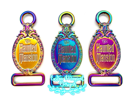 Haunted Matte Rainbow FLAWED Strap Connectors 1 inch
