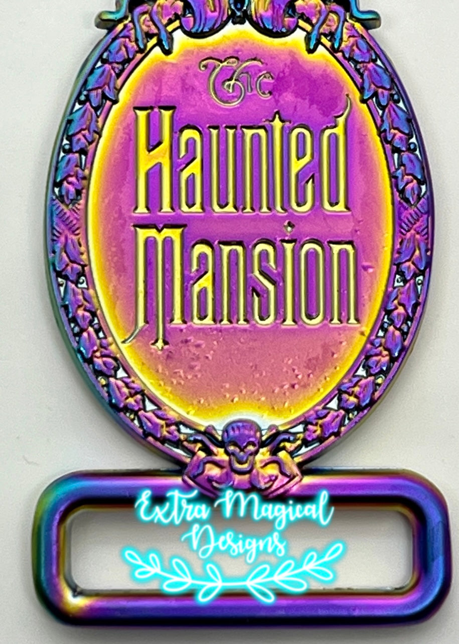Haunted Matte Rainbow FLAWED Strap Connectors 1 inch
