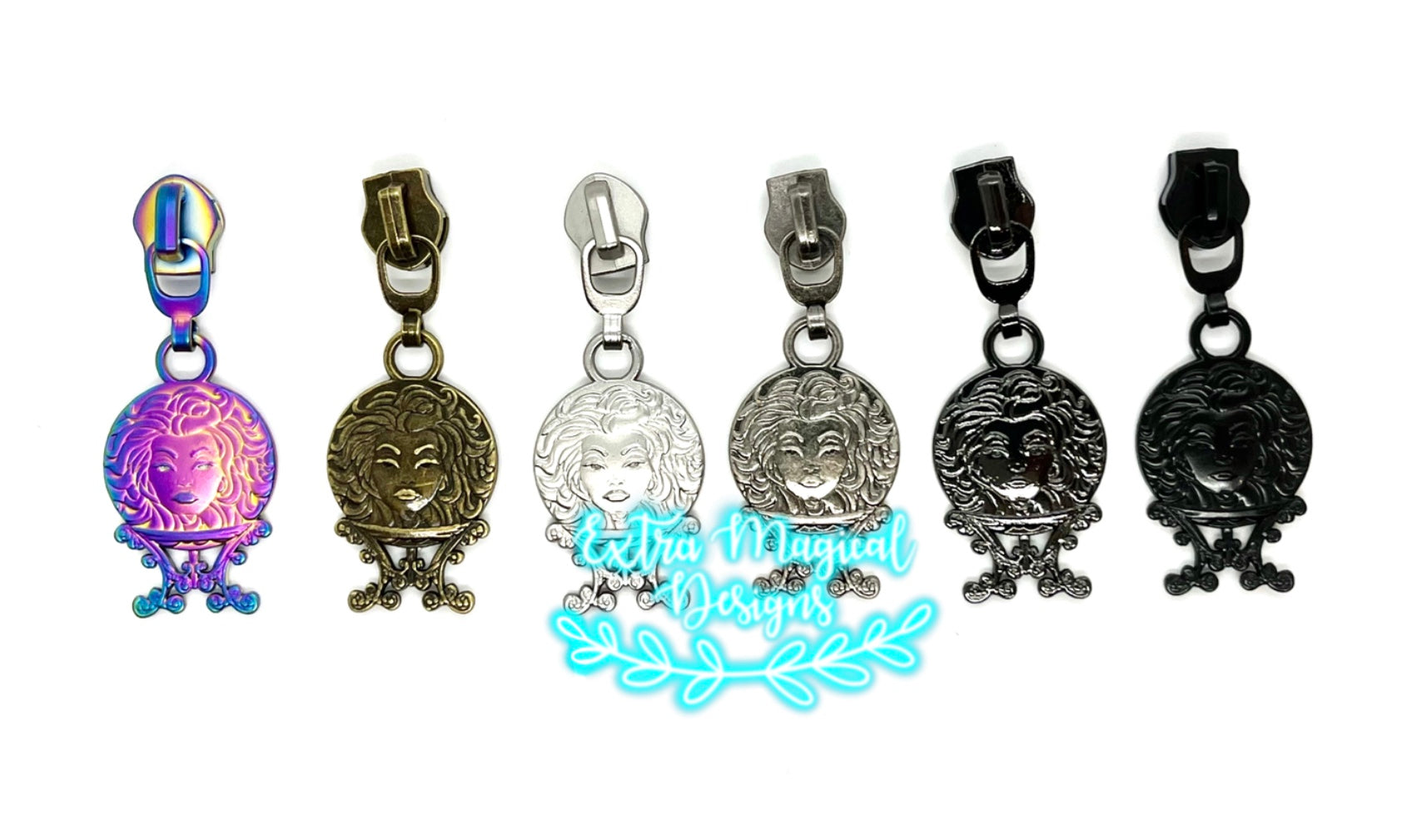 Zipper Pulls - Custom Hardware - Extra Magical Designs