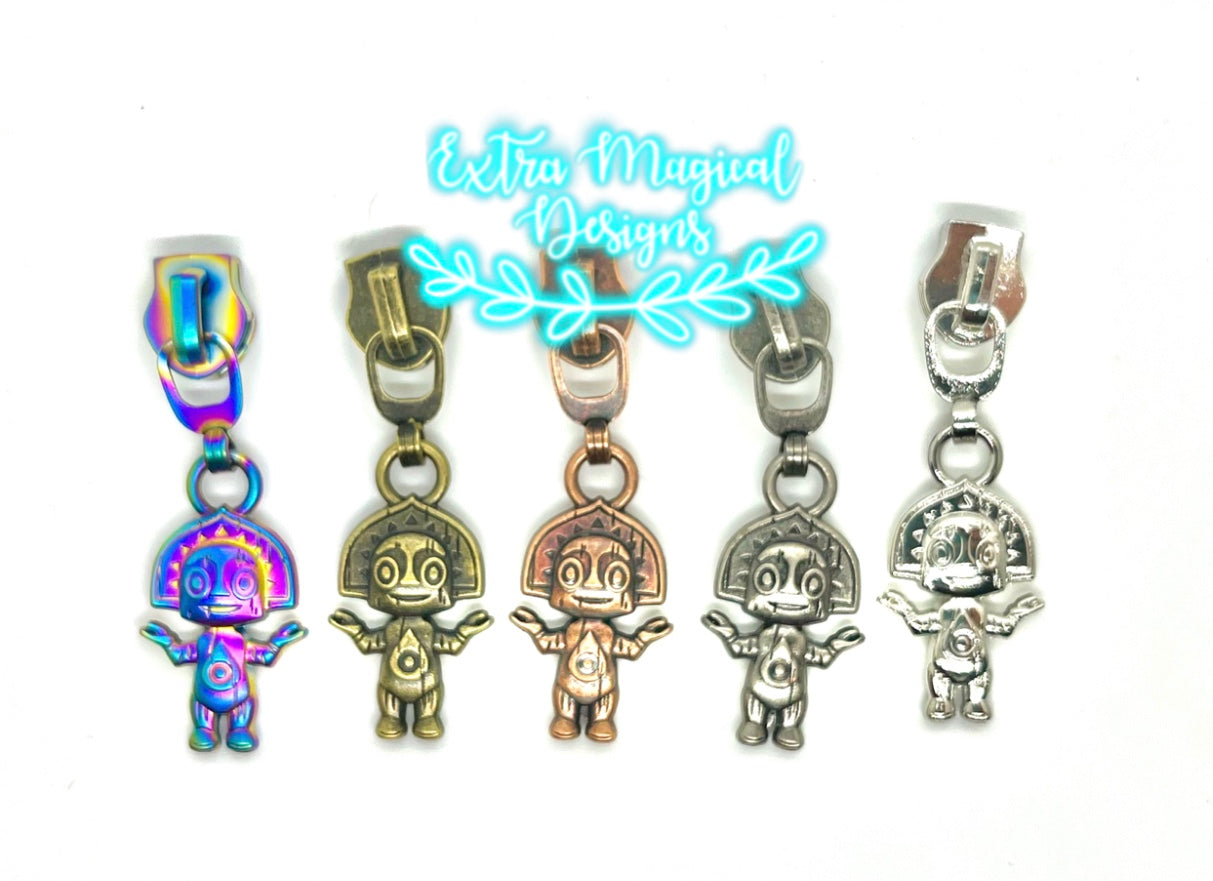 Tiki Poly Maui #5 Zipper Pull