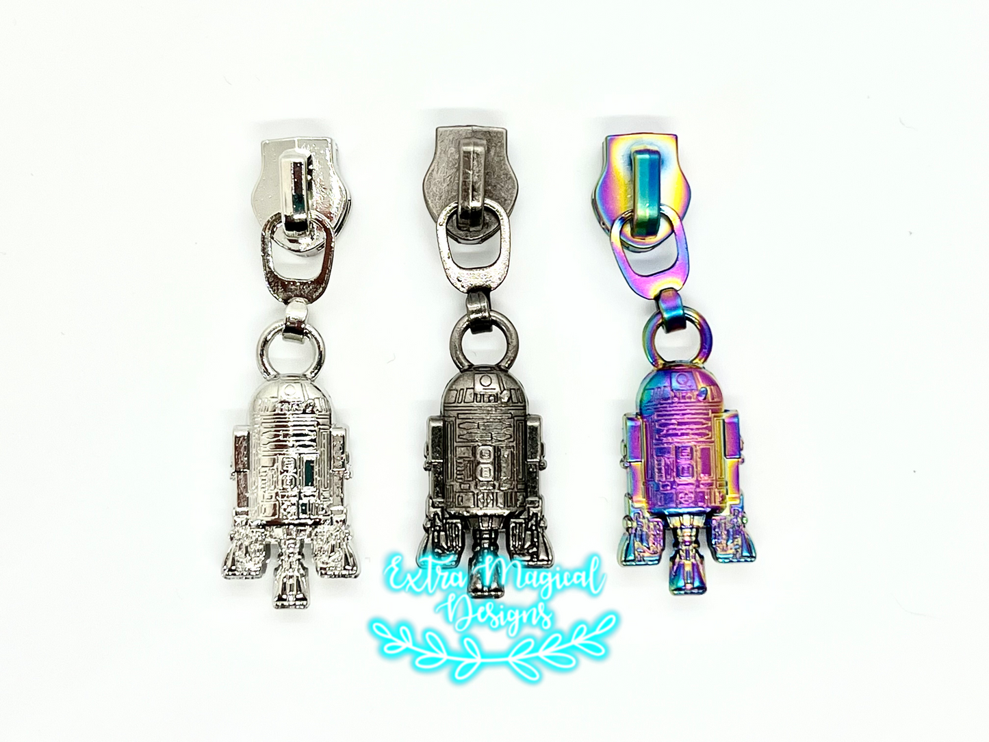 Star Droid Zipper Pull - #5